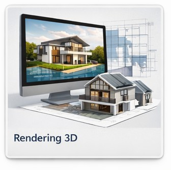 REALIZZAZIONE DI RENDERING 3D